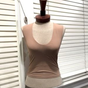 Free People Intimately Second Skim Top Camisole Size XS Nude Color